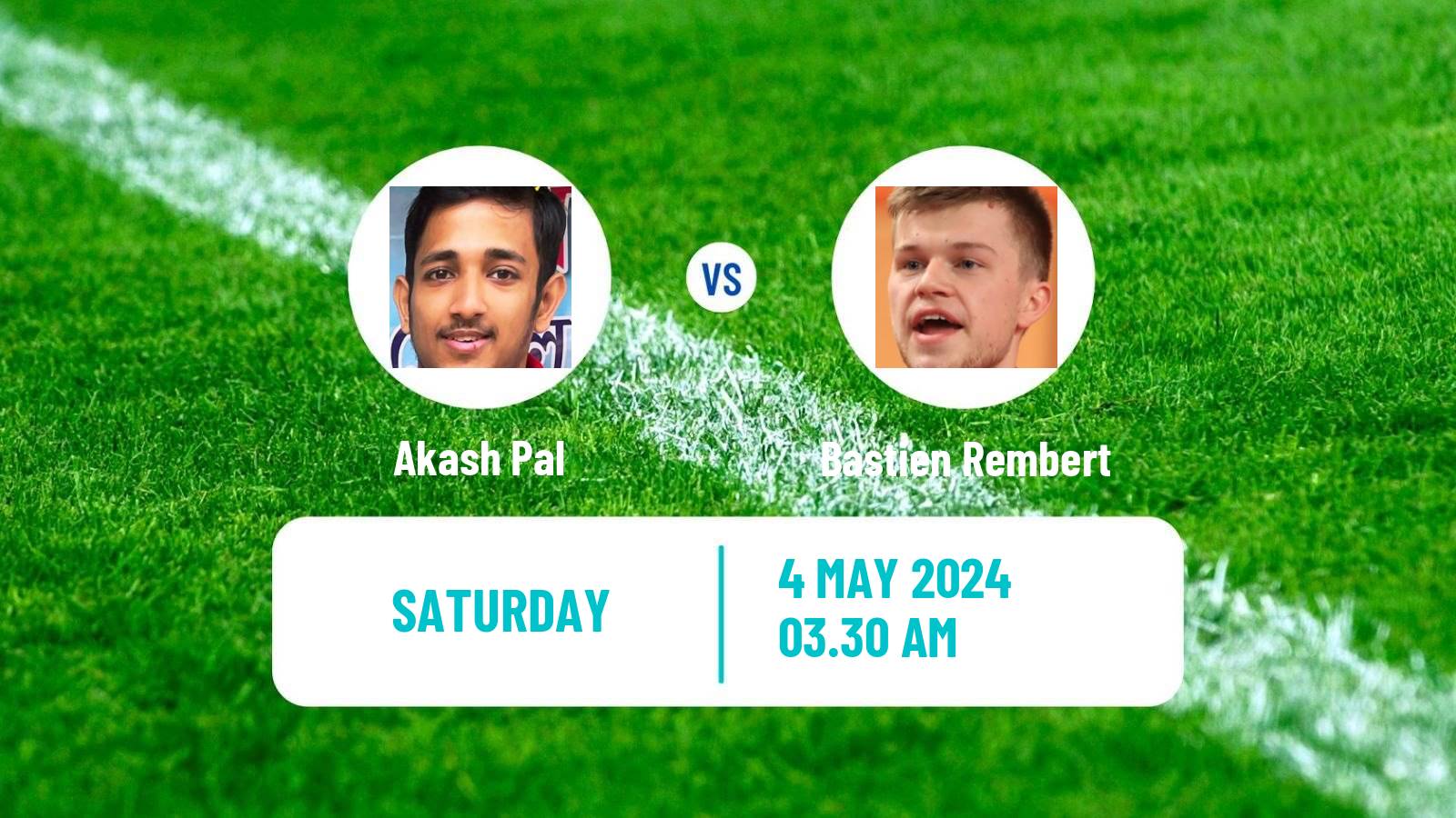 Table tennis Tt Star Series Men Akash Pal - Bastien Rembert