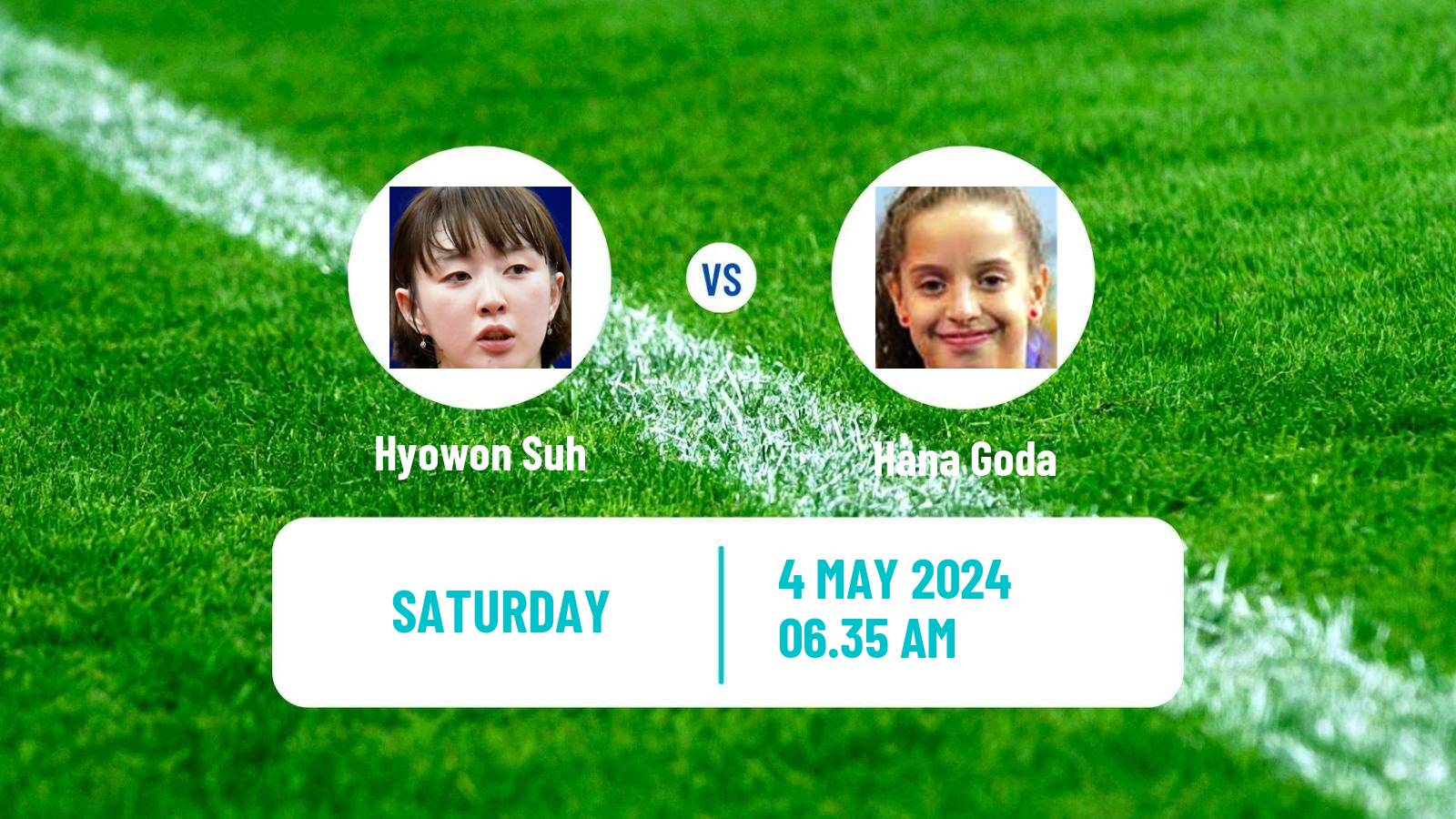 Table tennis Saudi Smash Women Hyowon Suh - Hana Goda