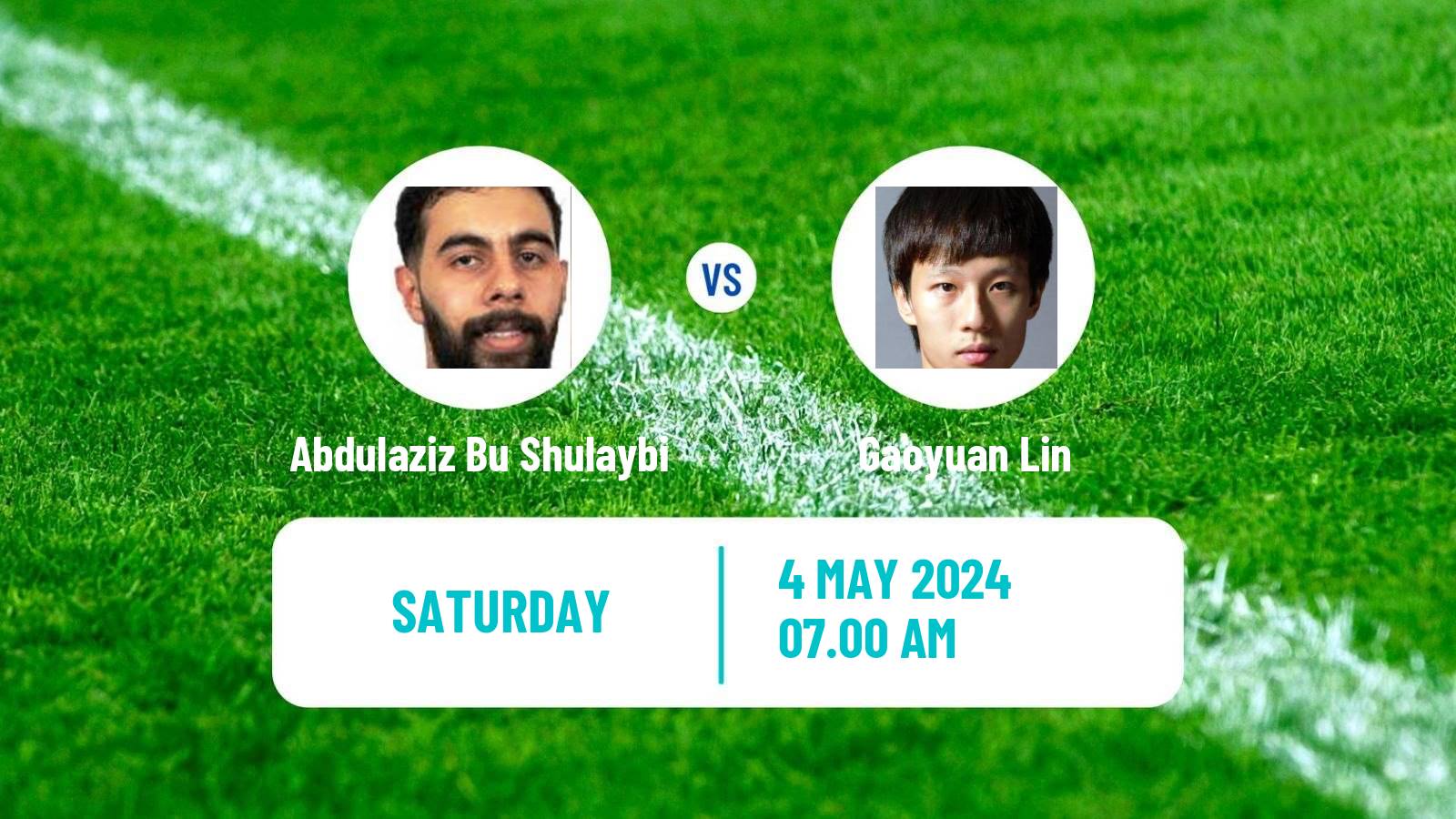 Table tennis Saudi Smash Men Abdulaziz Bu Shulaybi - Gaoyuan Lin