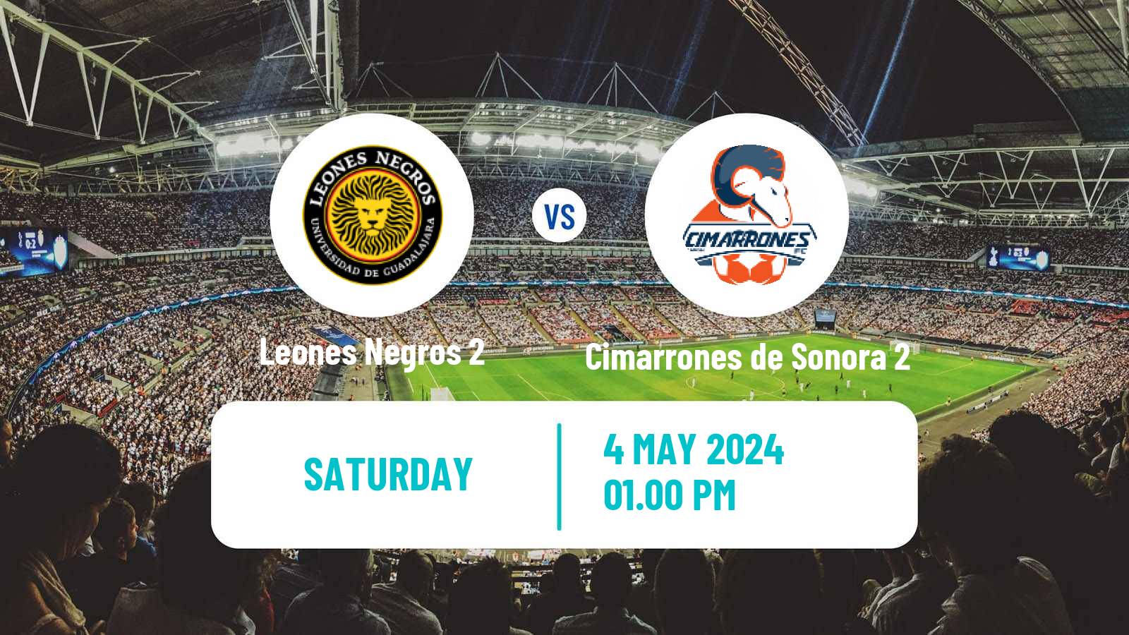 Soccer Mexican Liga Premier Serie A Leones Negros 2 - Cimarrones de Sonora 2
