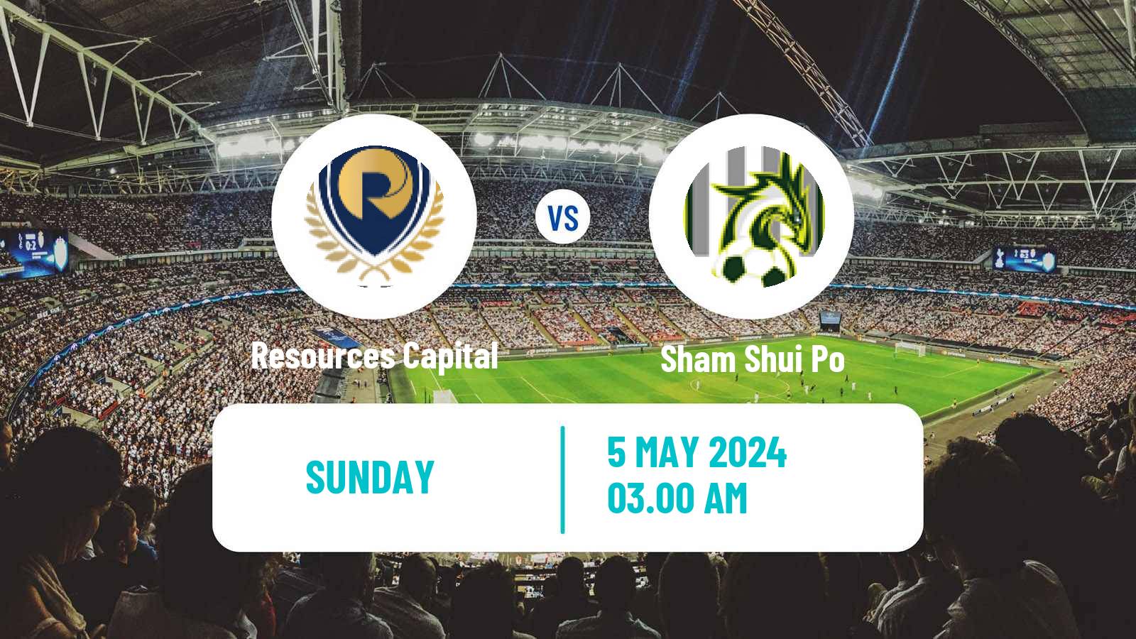 Soccer Hong Kong Premier League Resources Capital - Sham Shui Po