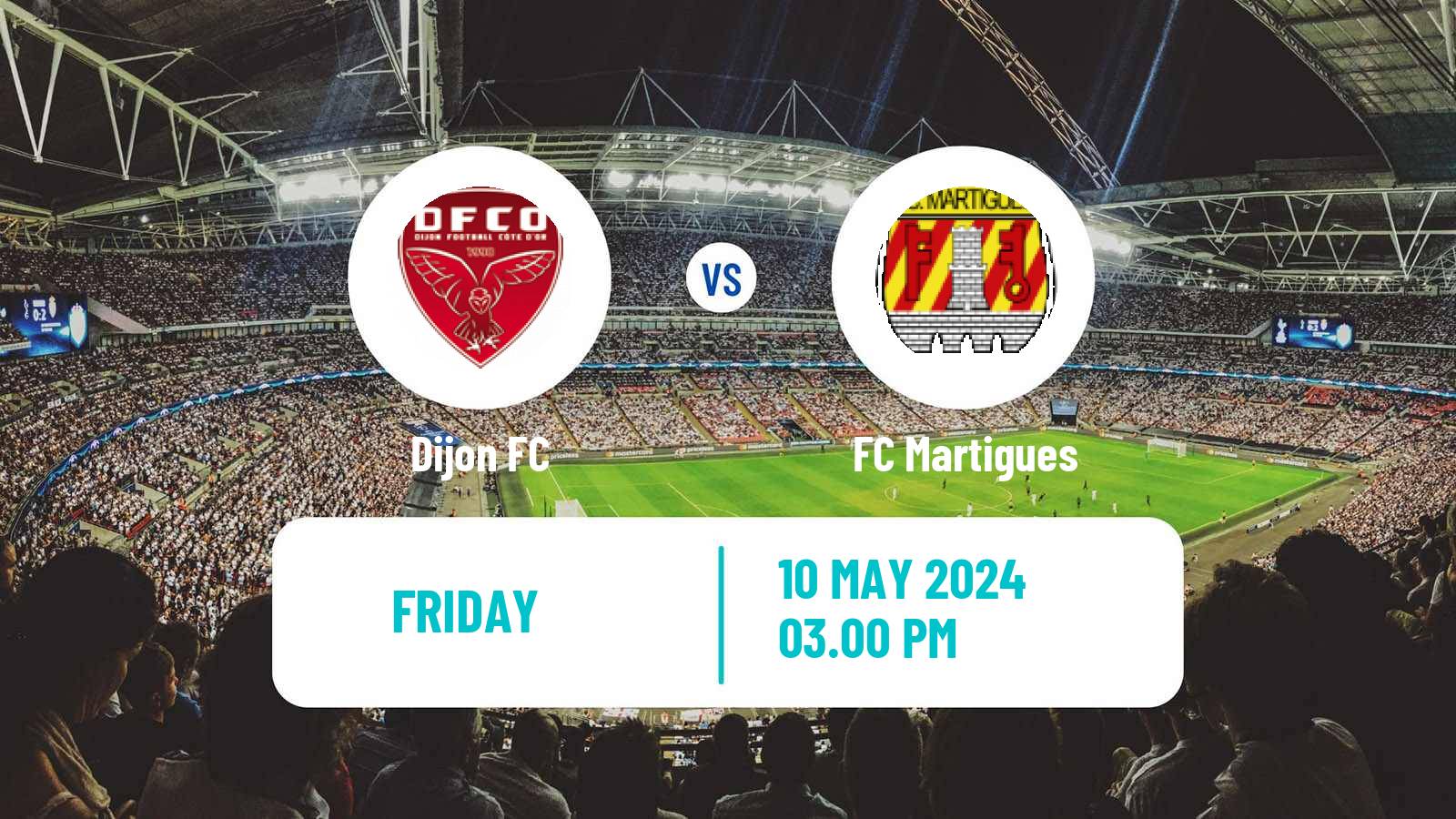 Soccer French National League Dijon - Martigues