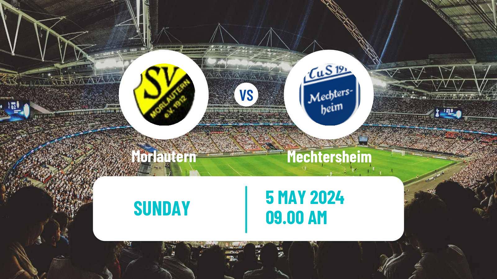 Soccer German Oberliga Rheinland-Pfalz/Saar Morlautern - Mechtersheim