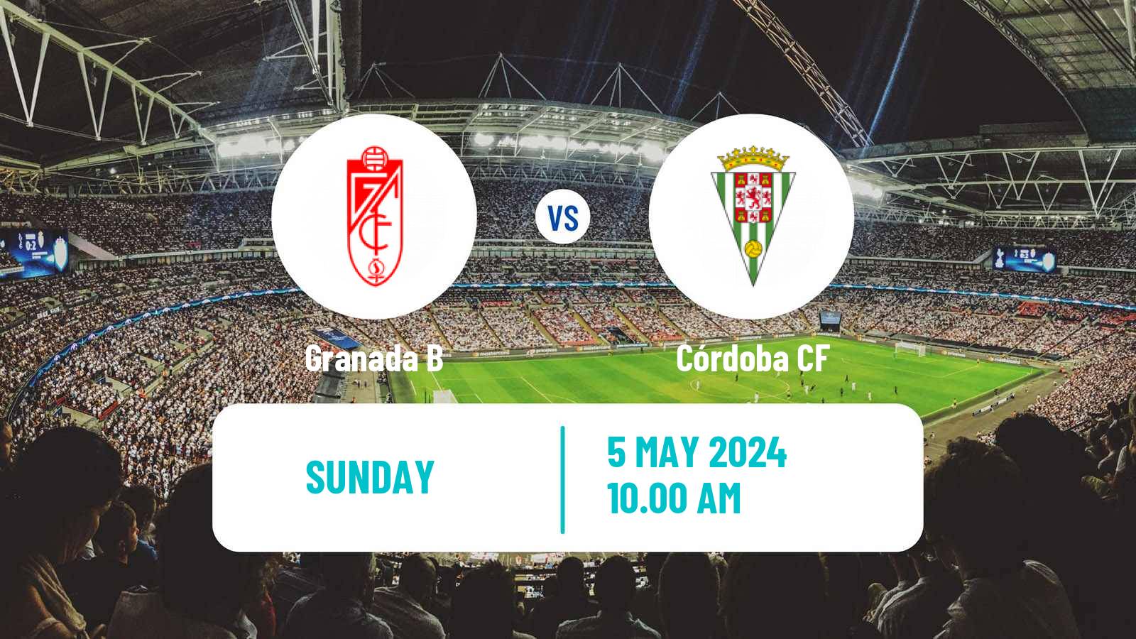 Soccer Spanish Primera RFEF Group 2 Granada B - Córdoba