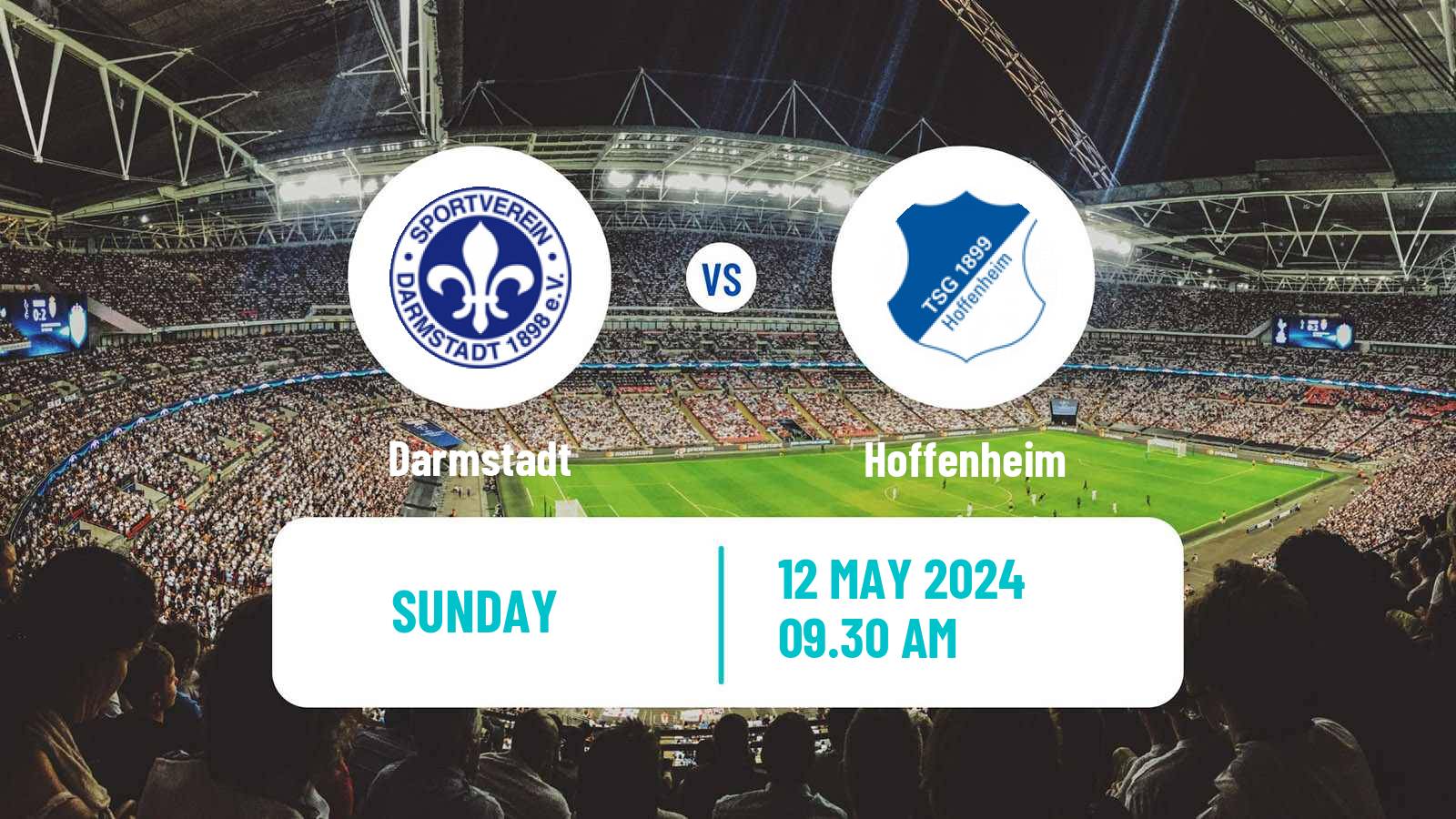 Soccer German Bundesliga Darmstadt - Hoffenheim