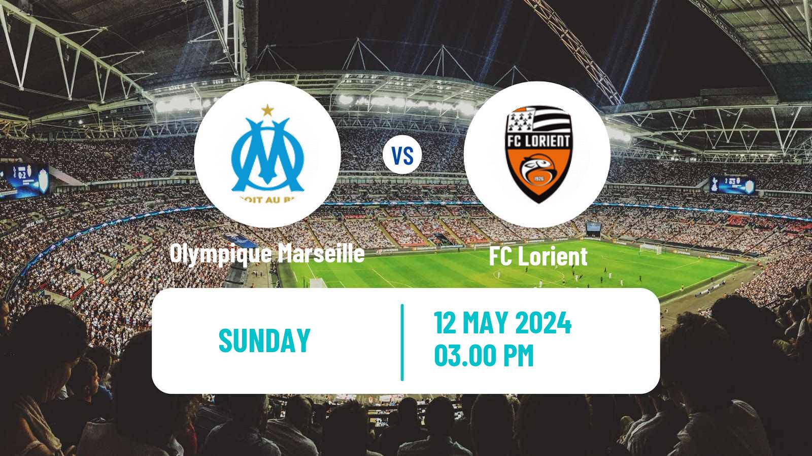 Soccer French Ligue 1 Olympique Marseille - Lorient