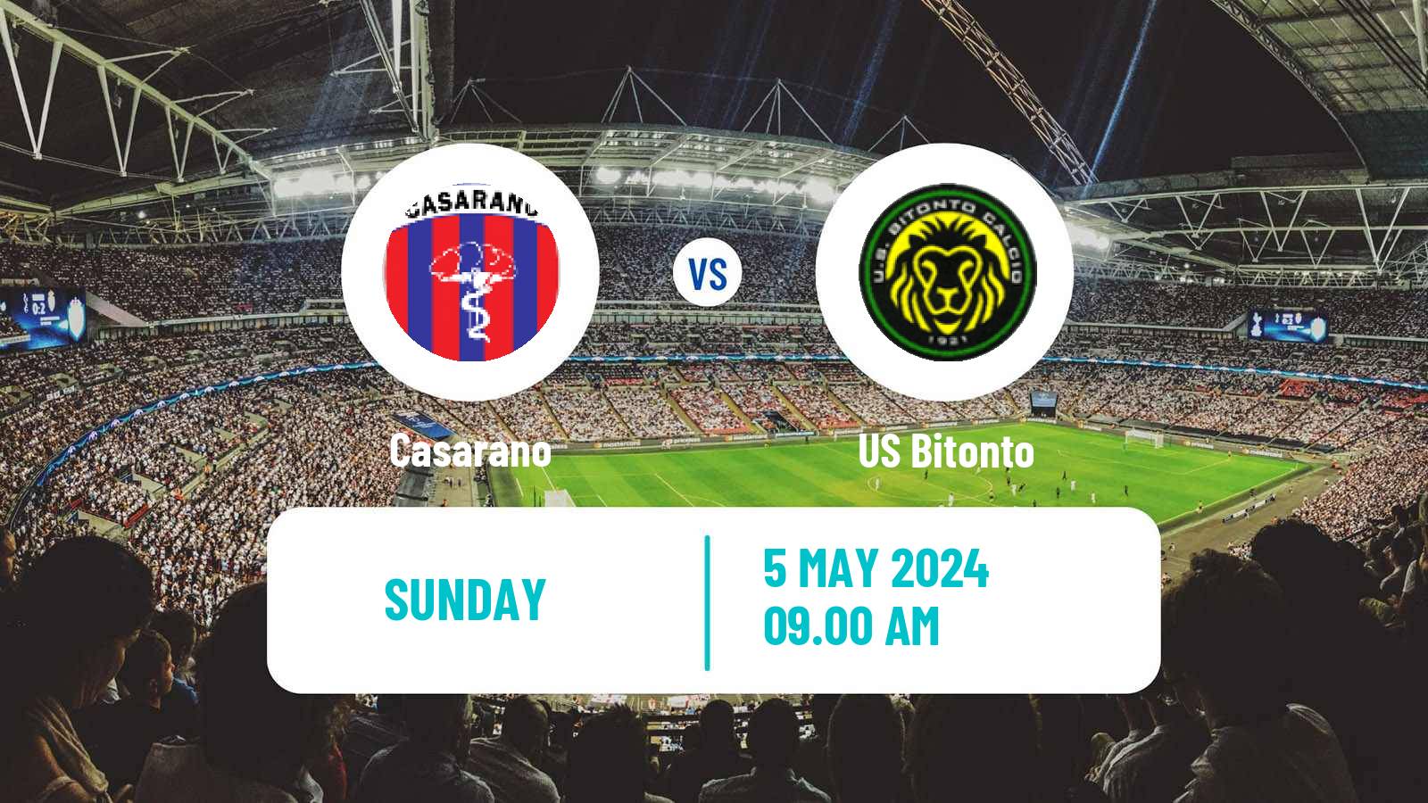 Soccer Italian Serie D - Group H Casarano - Bitonto