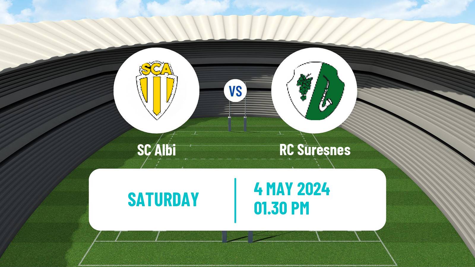 Rugby union French Nationale Rugby Union SC Albi - Suresnes