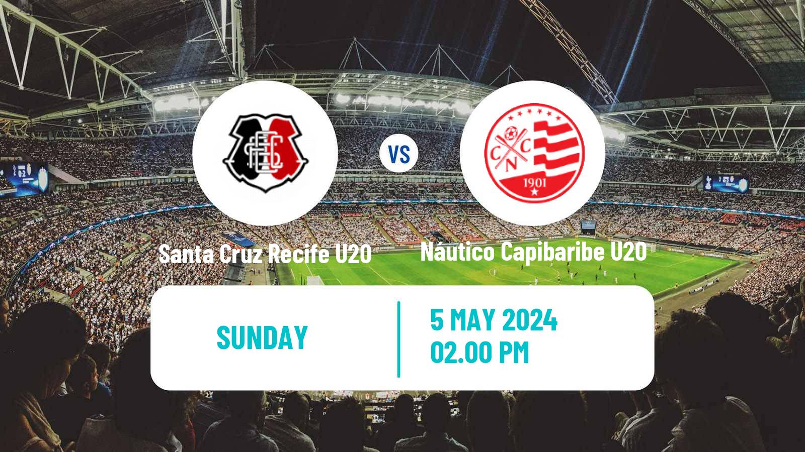 Soccer Brazilian Pernambucano U20 Santa Cruz Recife U20 - Náutico Capibaribe U20