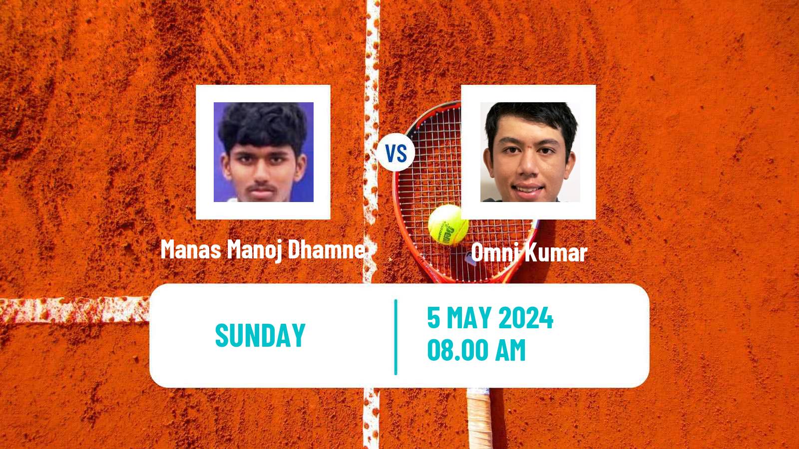 Tennis Francavilla Challenger Men Manas Manoj Dhamne - Omni Kumar