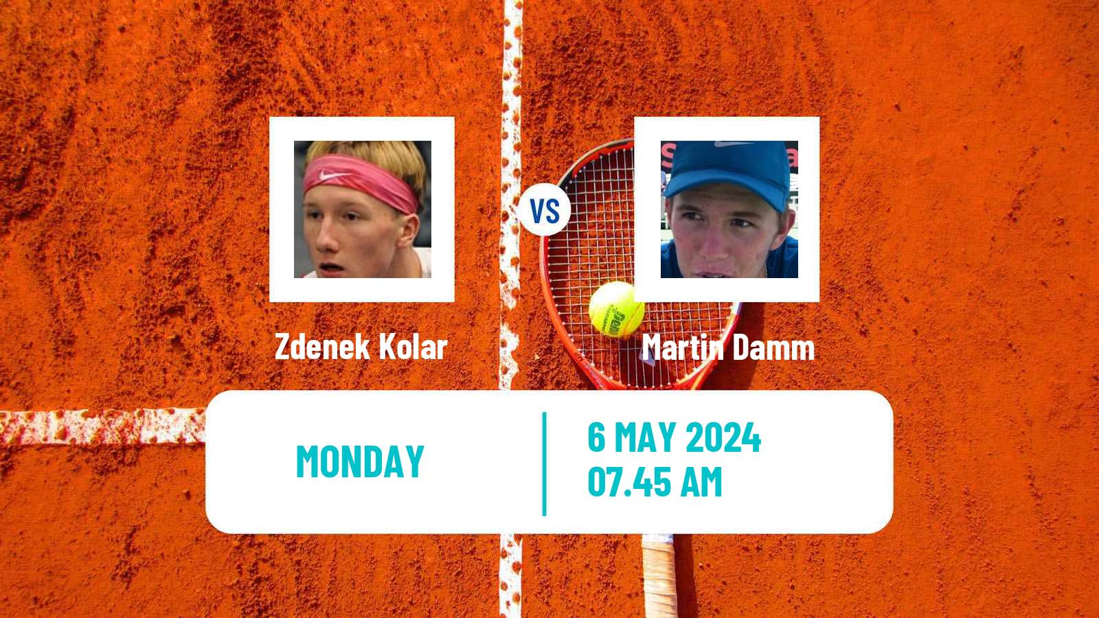 Tennis Prague Challenger Men Zdenek Kolar - Martin Damm