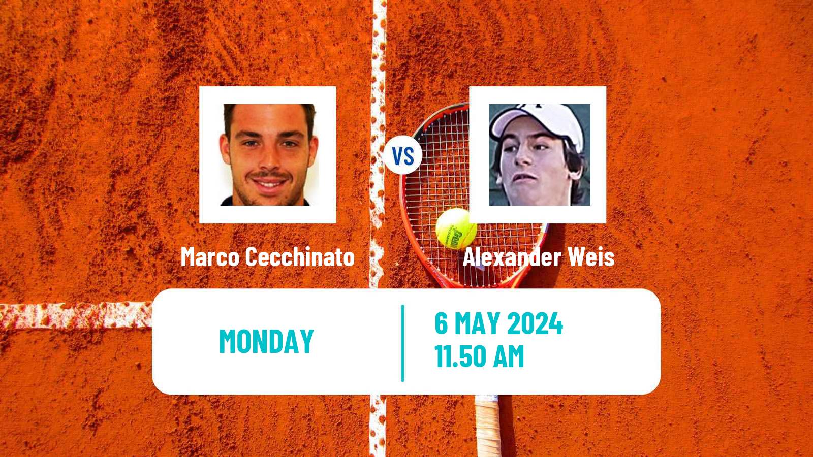 Tennis Francavilla Challenger Men Marco Cecchinato - Alexander Weis