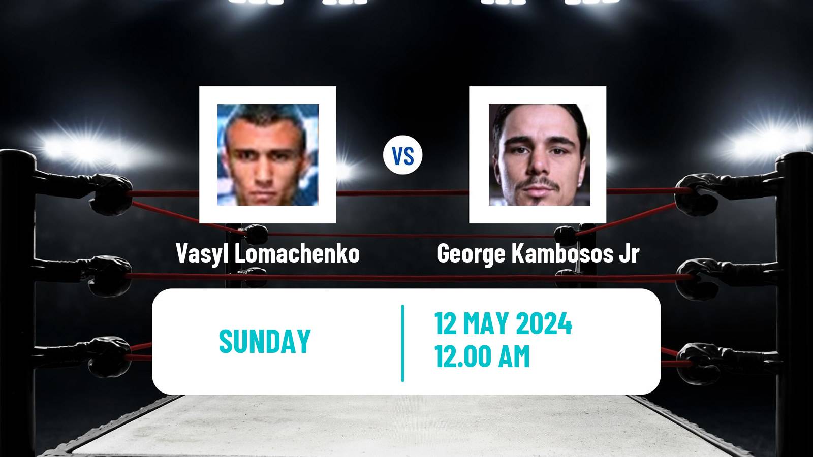 Boxing Lightweight IBF Title Men Vasyl Lomachenko - George Kambosos Jr