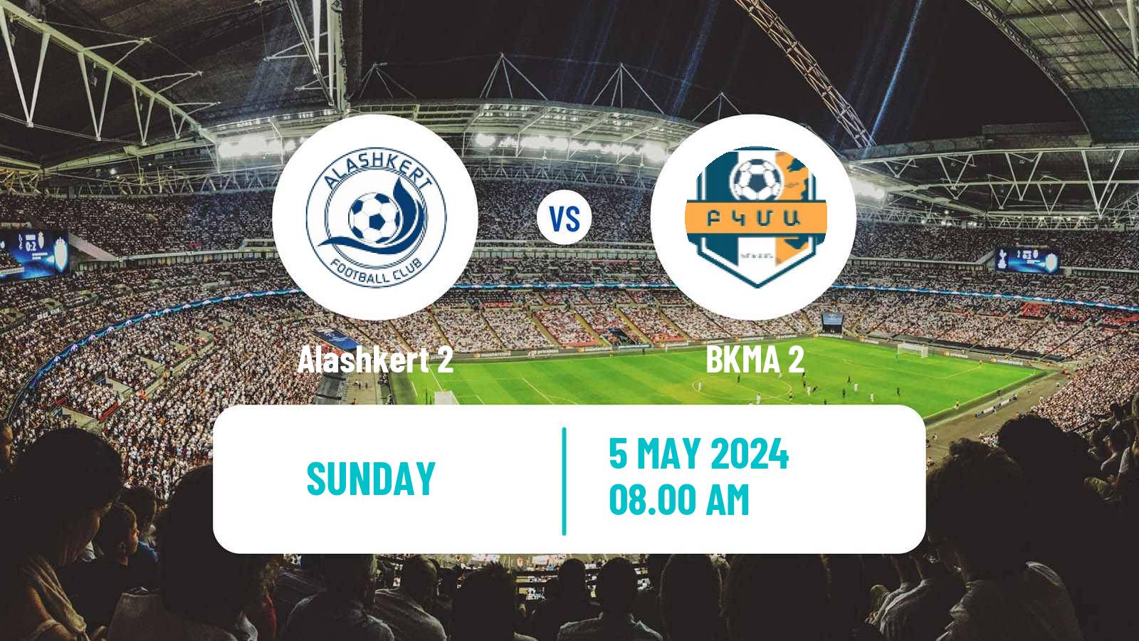 Soccer Armenian First League Alashkert 2 - BKMA 2