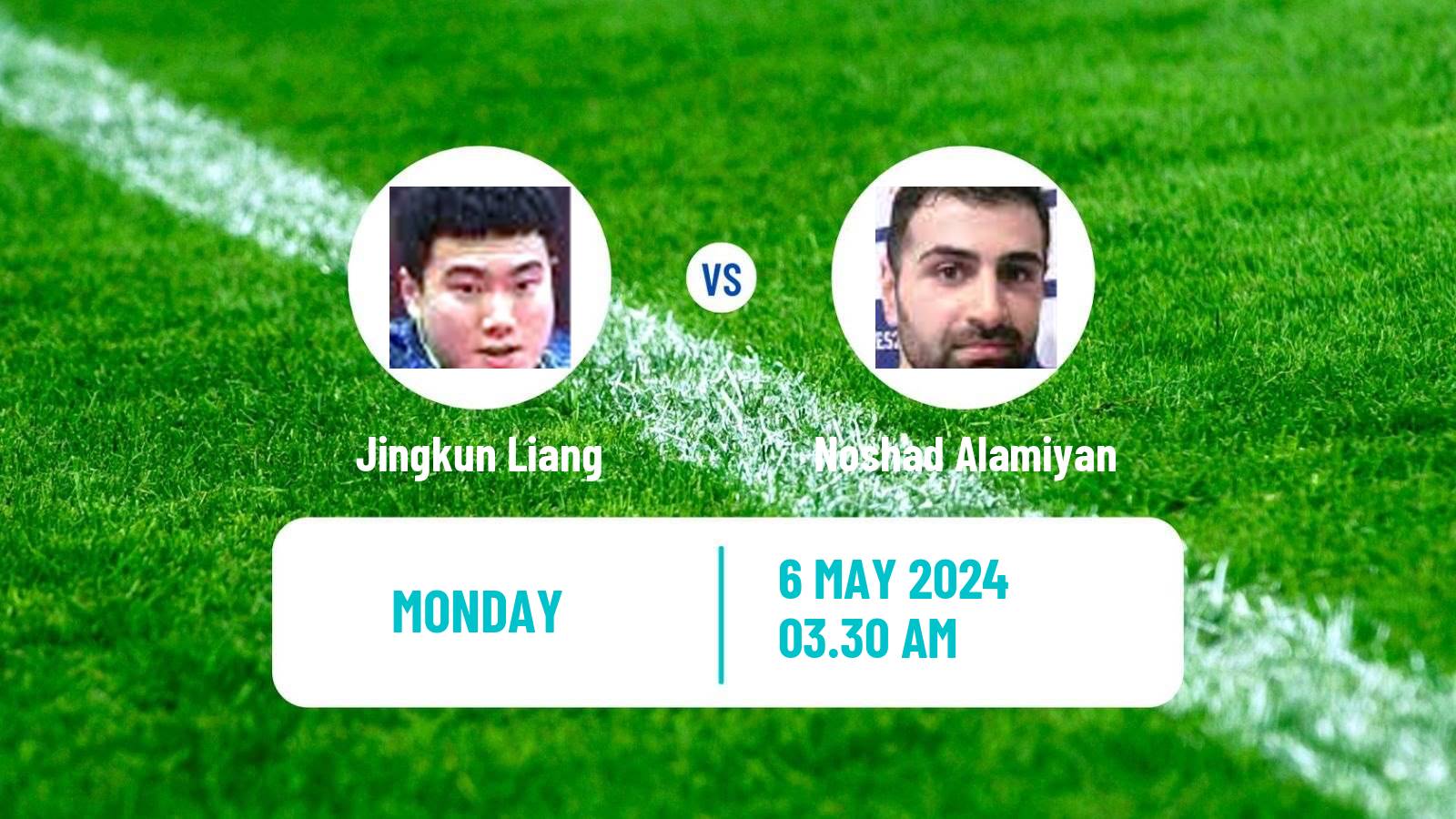 Table tennis Saudi Smash Men Jingkun Liang - Noshad Alamiyan