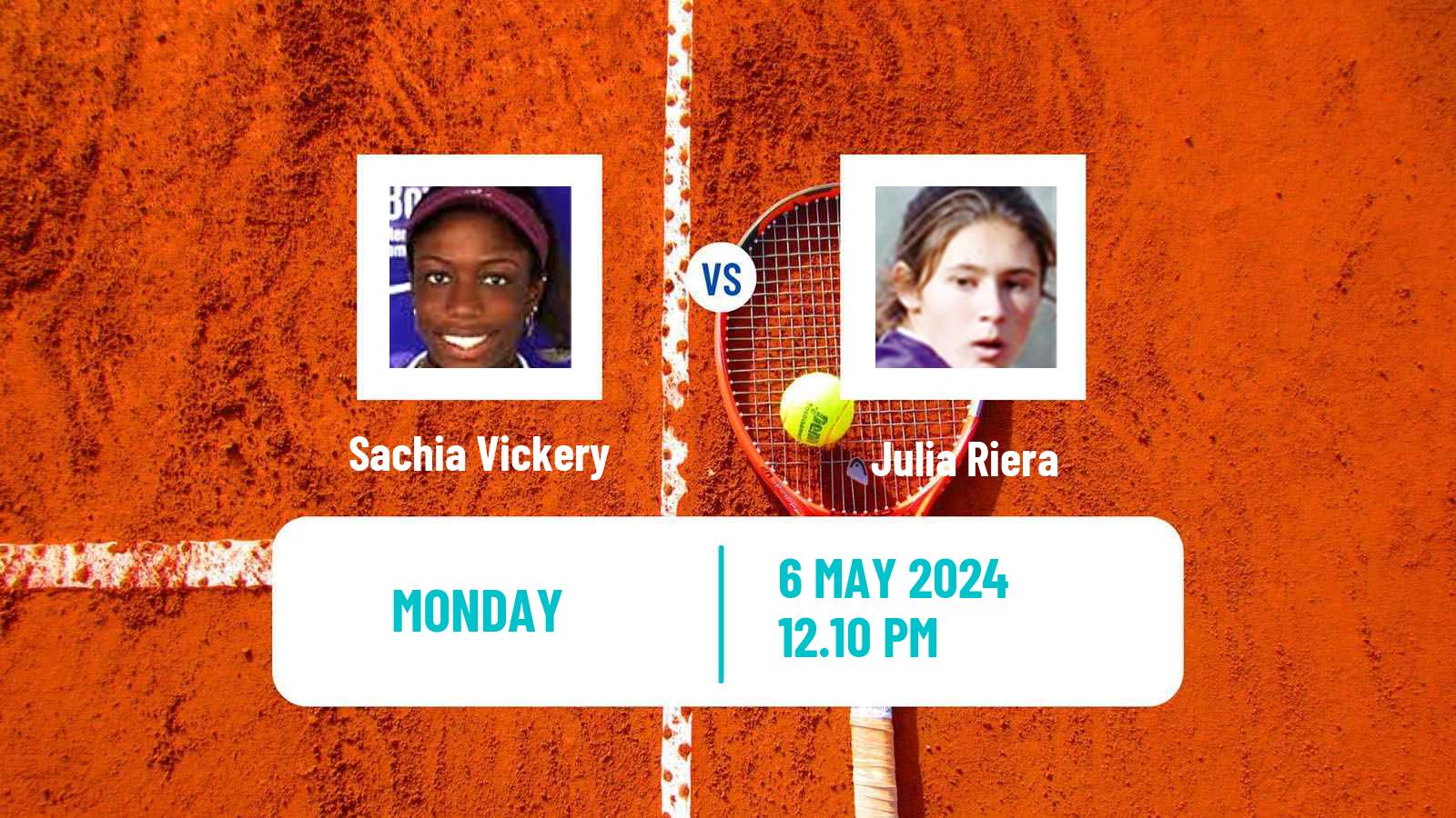 Tennis WTA Roma Sachia Vickery - Julia Riera