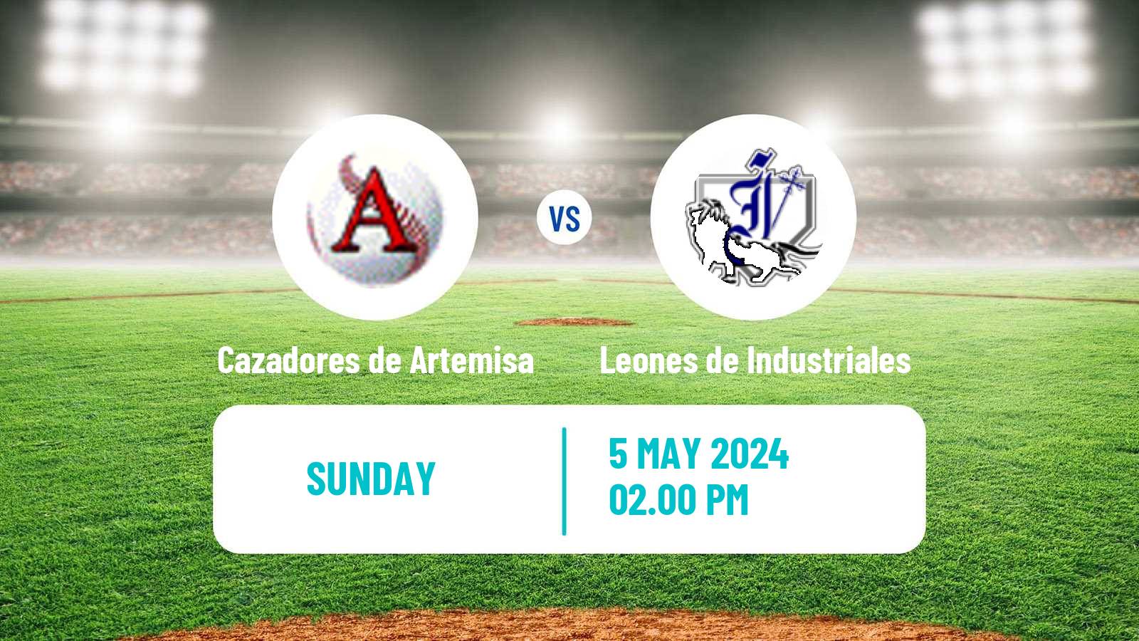 Baseball Cuba Serie Nacional Baseball Cazadores de Artemisa - Leones de Industriales
