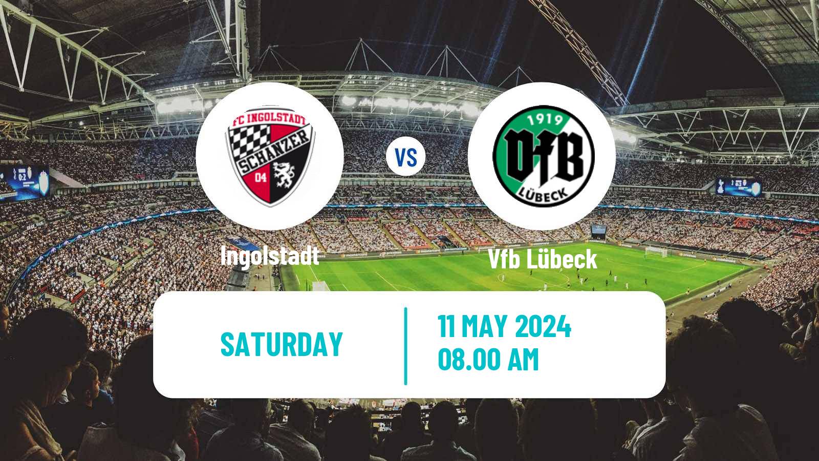 Soccer German 3 Bundesliga Ingolstadt - Lübeck