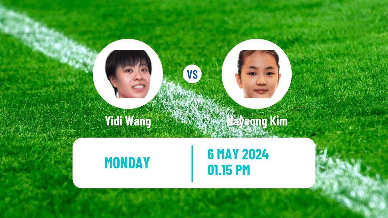 Table tennis Saudi Smash Women Yidi Wang - Nayeong Kim