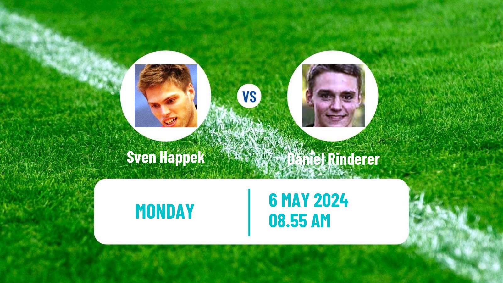 Table tennis Challenger Series Men Sven Happek - Daniel Rinderer