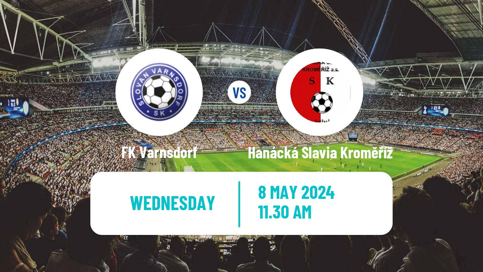 Soccer Czech Division 2 Varnsdorf - Hanácká Slavia Kroměříž