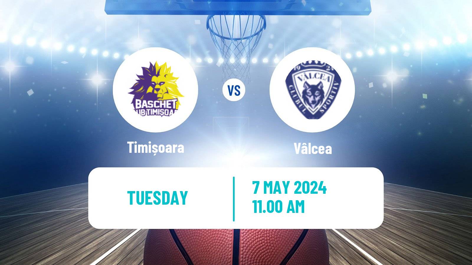 Basketball Romanian Divizia A Basketball Timișoara - Vâlcea