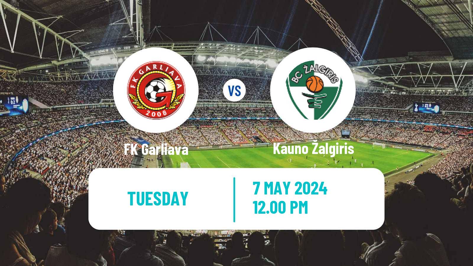 Soccer Lithuanian Cup Garliava - Kauno Žalgiris