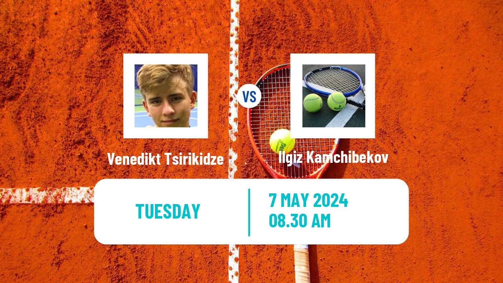 Tennis ITF M15 Tbilisi Men Venedikt Tsirikidze - Ilgiz Kamchibekov