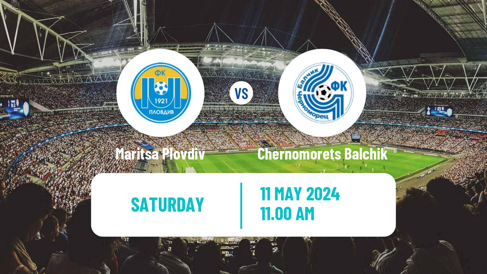 Soccer Bulgarian Vtora Liga Maritsa Plovdiv - Chernomorets Balchik