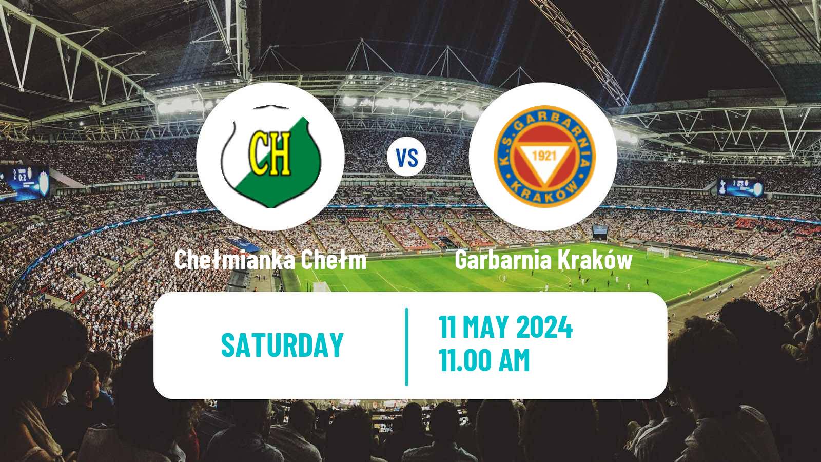 Soccer Polish Division 3 - Group IV Chełmianka Chełm - Garbarnia Kraków