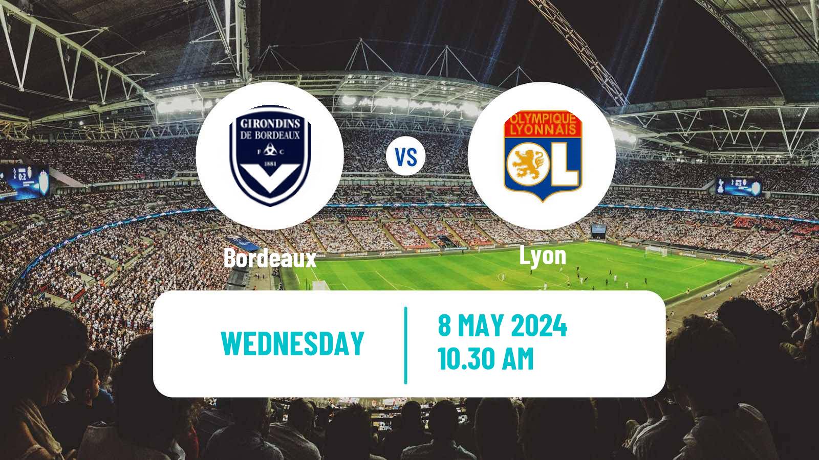 Soccer French Division 1 Women Bordeaux - Lyon