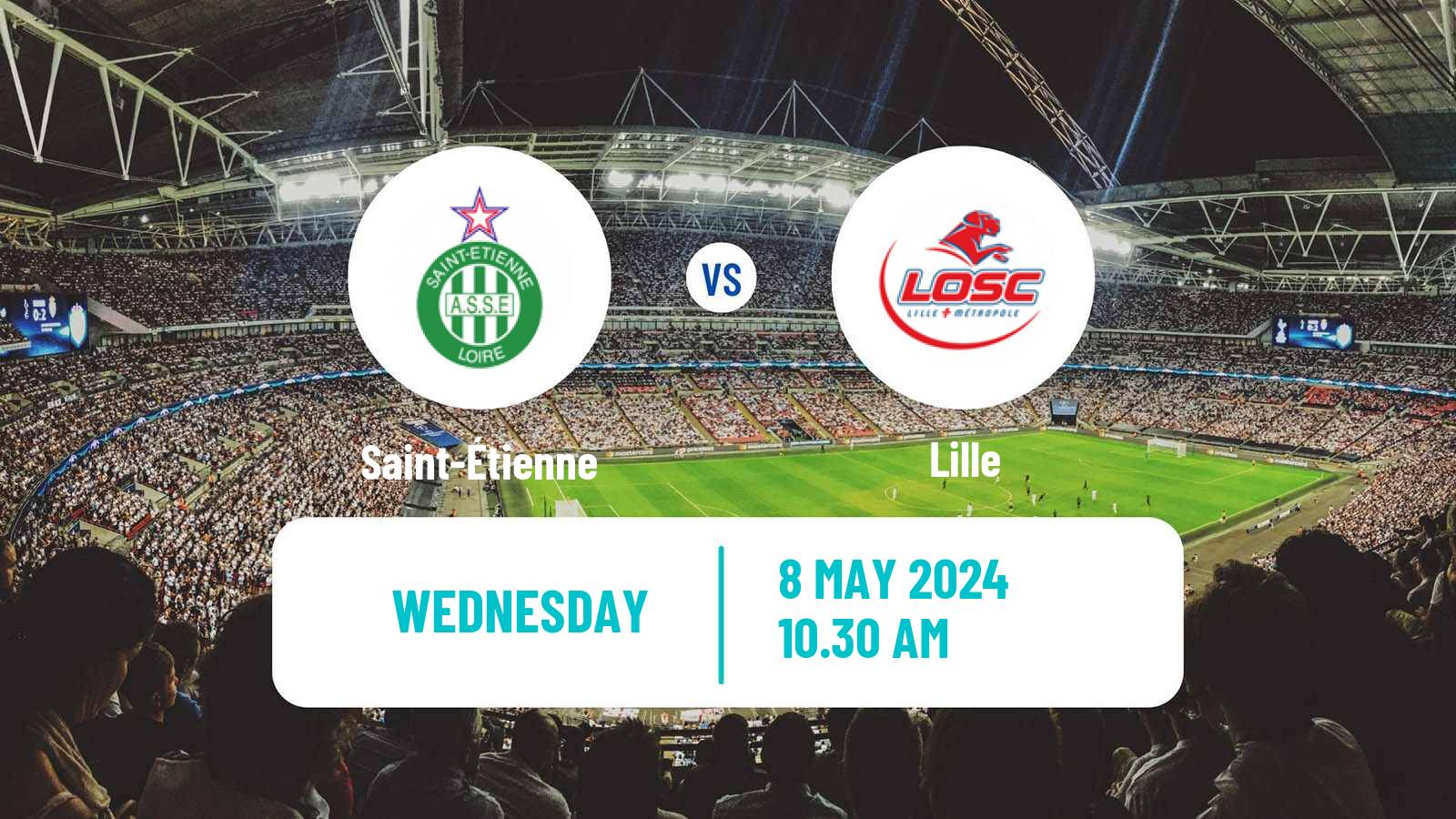 Soccer French Division 1 Women Saint-Étienne - Lille