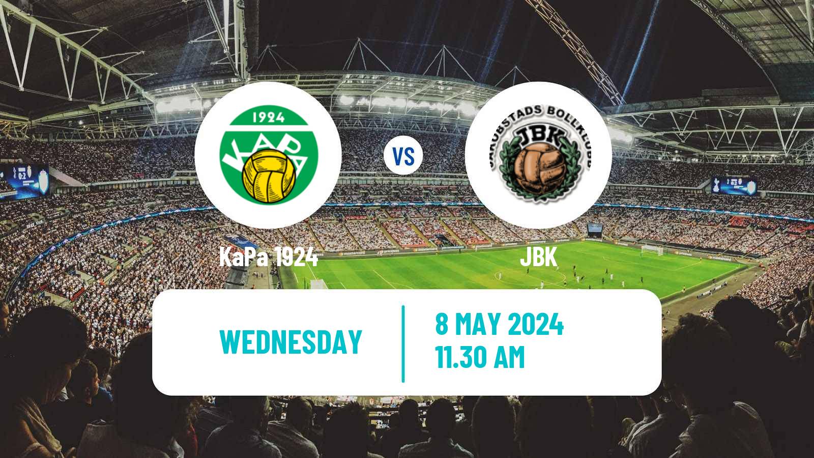 Football Finnish Cup KaPa 1924 - JBK