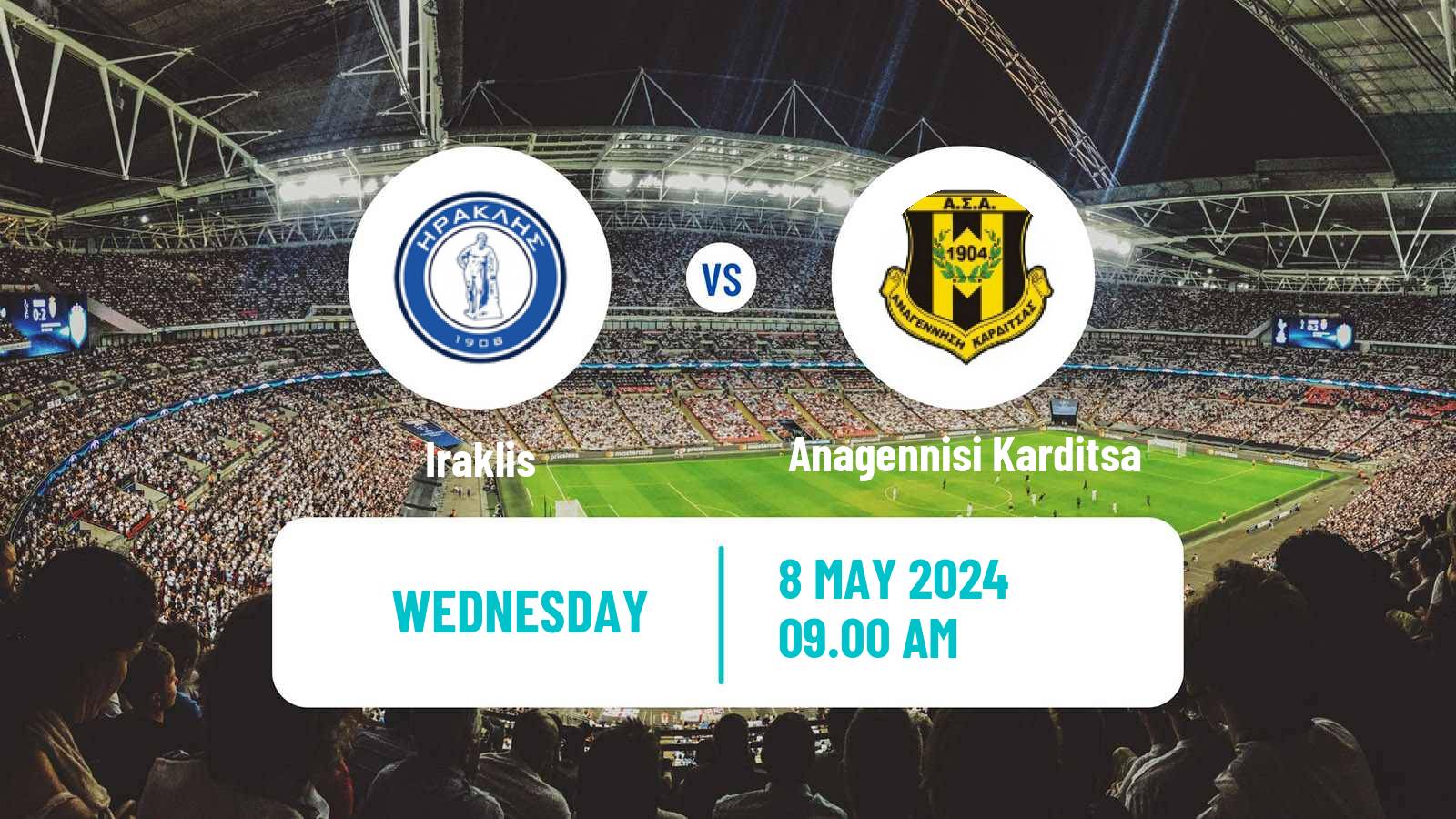 Soccer Greek Super League 2 Iraklis - Anagennisi Karditsa