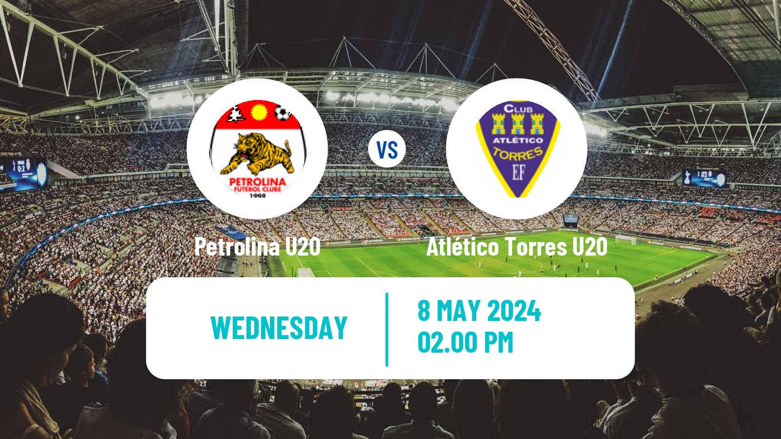 Soccer Brazilian Pernambucano U20 Petrolina U20 - Atlético Torres U20