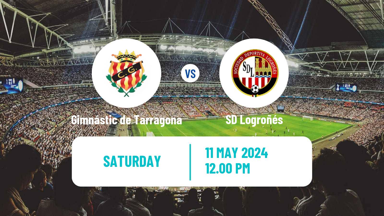 Soccer Spanish Primera RFEF Group 1 Gimnástic de Tarragona - SD Logroñés