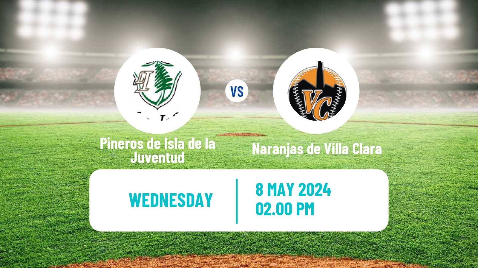 Baseball Cuba Serie Nacional Baseball Pineros de Isla de la Juventud - Naranjas de Villa Clara