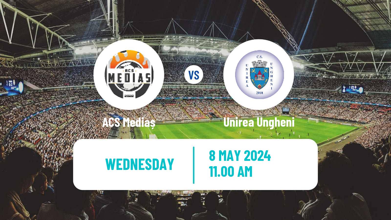 Soccer Romanian Liga 3 - Seria 9 ACS Mediaș - Unirea Ungheni