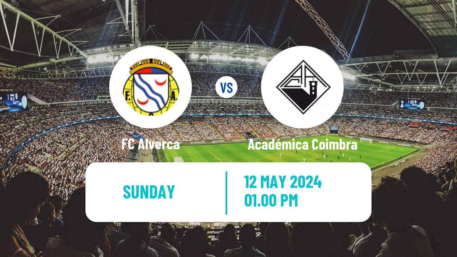 Soccer Portuguese Liga 3 Alverca - Académica Coimbra