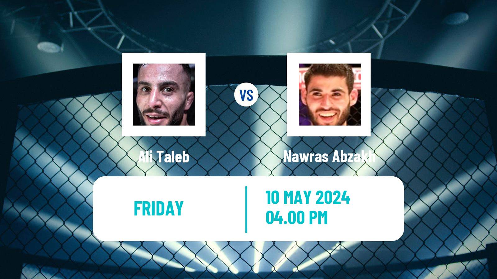 MMA Bantamweight Pfl Men Ali Taleb - Nawras Abzakh