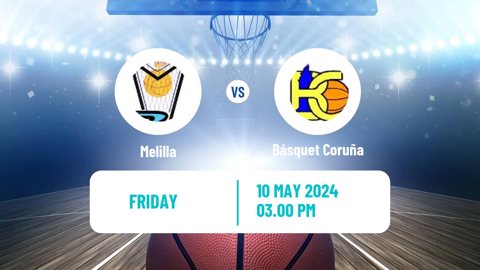 Basketball Spanish LEB Oro Melilla - Básquet Coruña