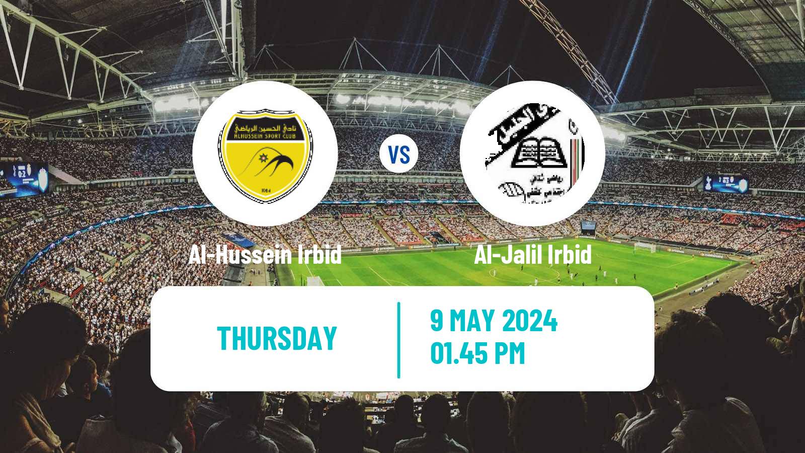 Soccer Jordan Premier League Al-Hussein Irbid - Al-Jalil Irbid
