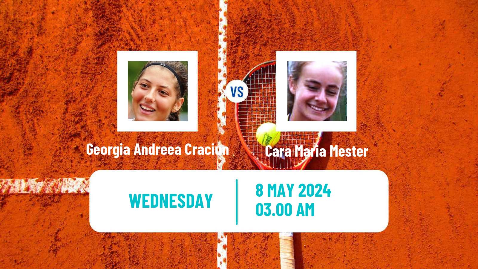 Tennis ITF W15 Bucharest Women Georgia Andreea Craciun - Cara Maria Mester