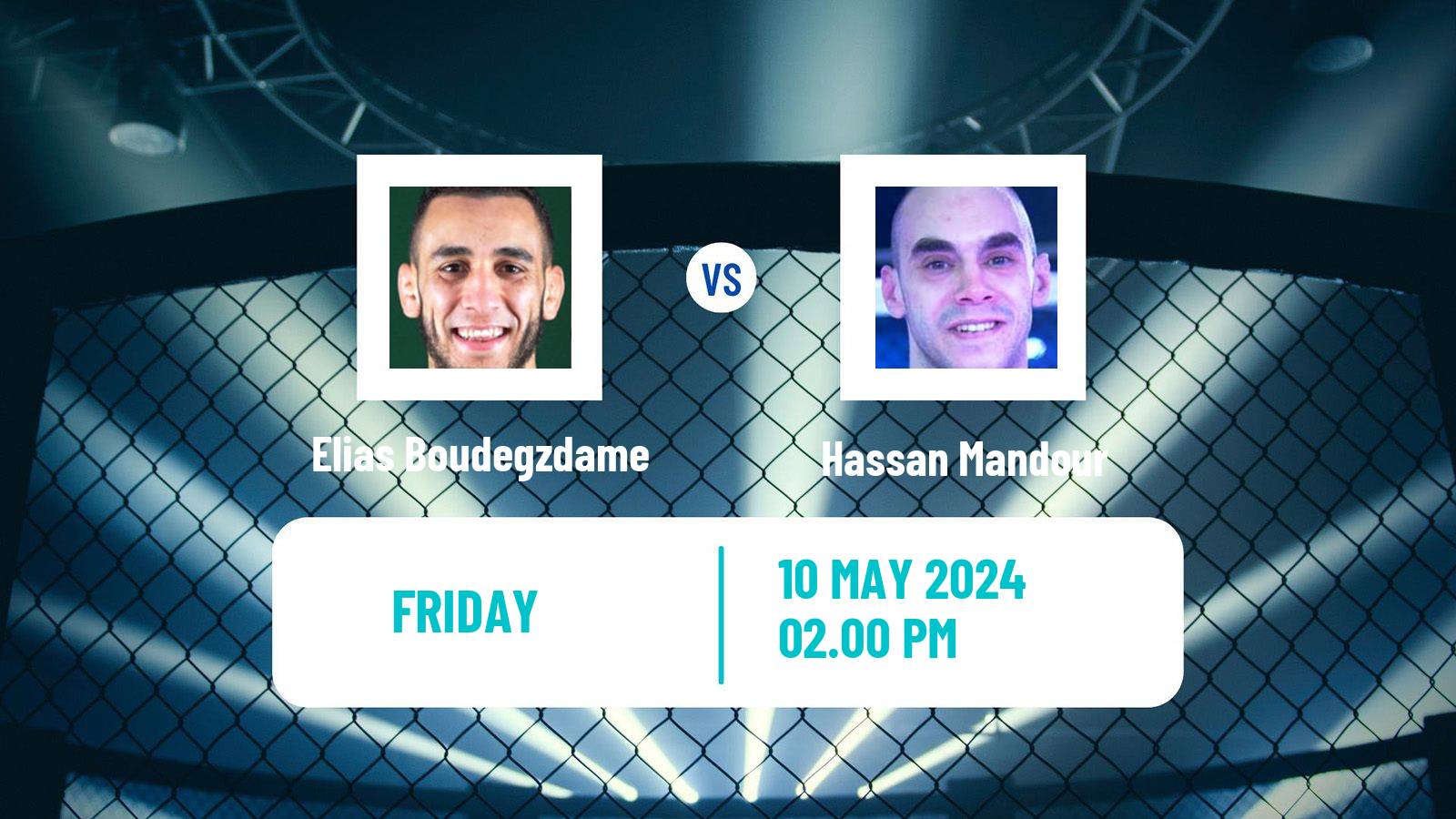 MMA Bantamweight Pfl Men Elias Boudegzdame - Hassan Mandour