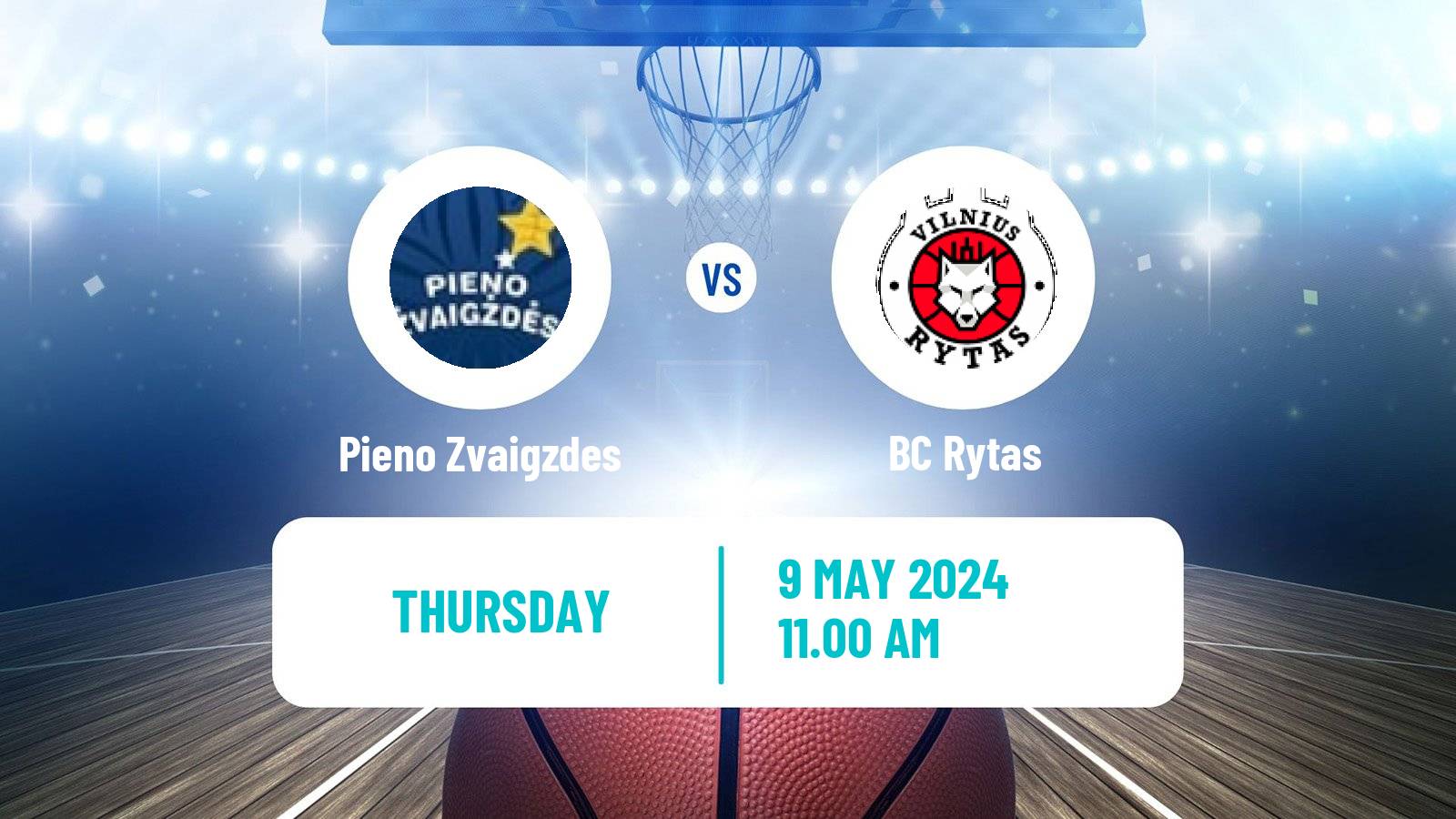 Basketball Lietuvos Krepsinio Lyga Pieno Zvaigzdes - Rytas