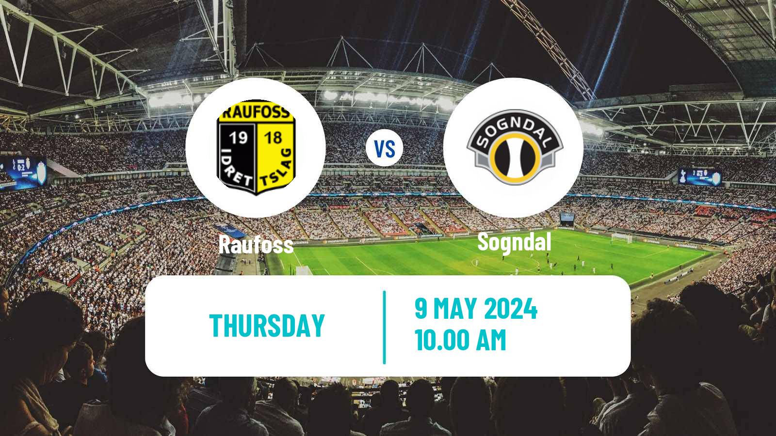 Soccer Norwegian Cup Women Raufoss - Sogndal