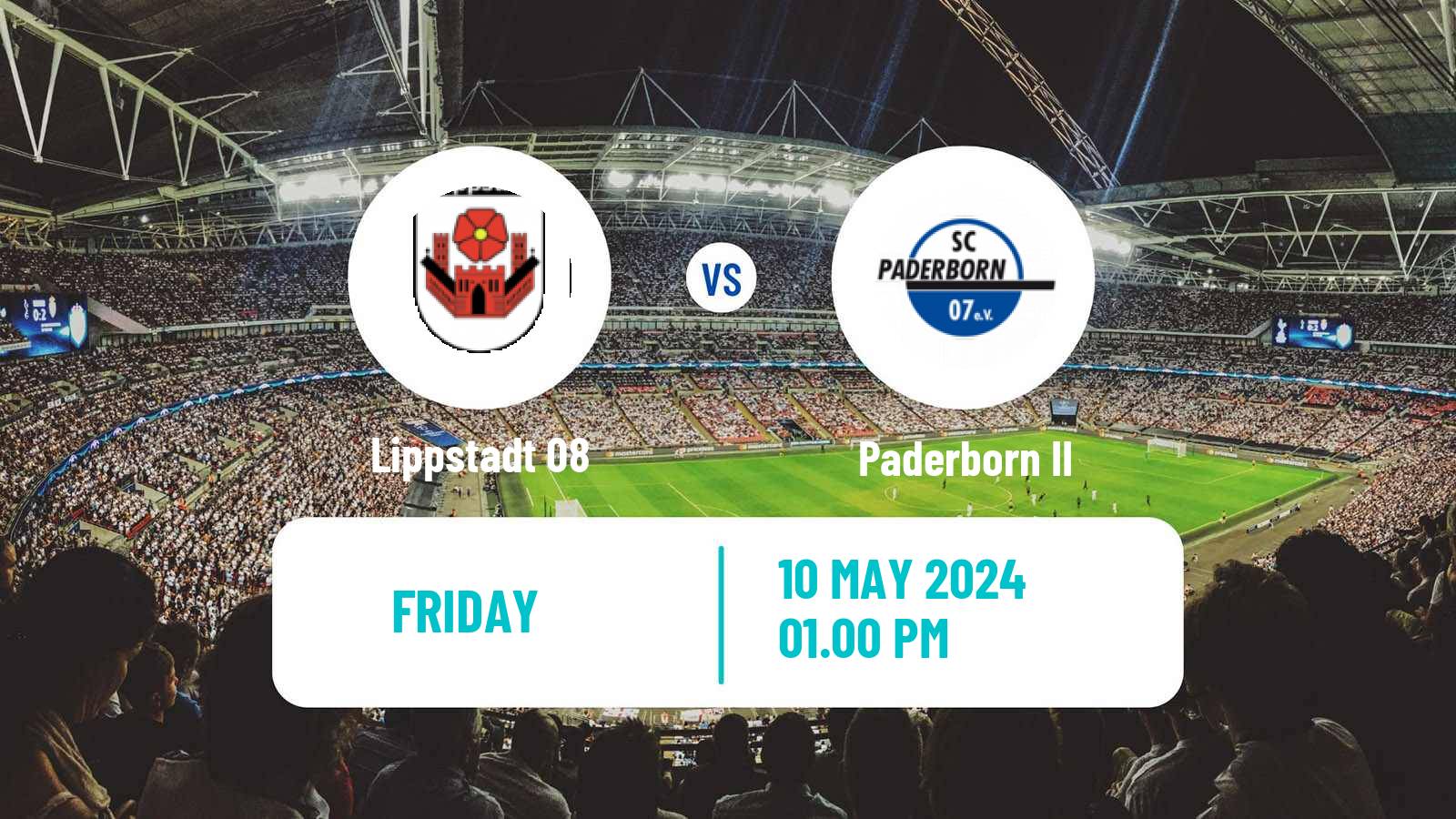 Soccer German Regionalliga West Lippstadt 08 - Paderborn II