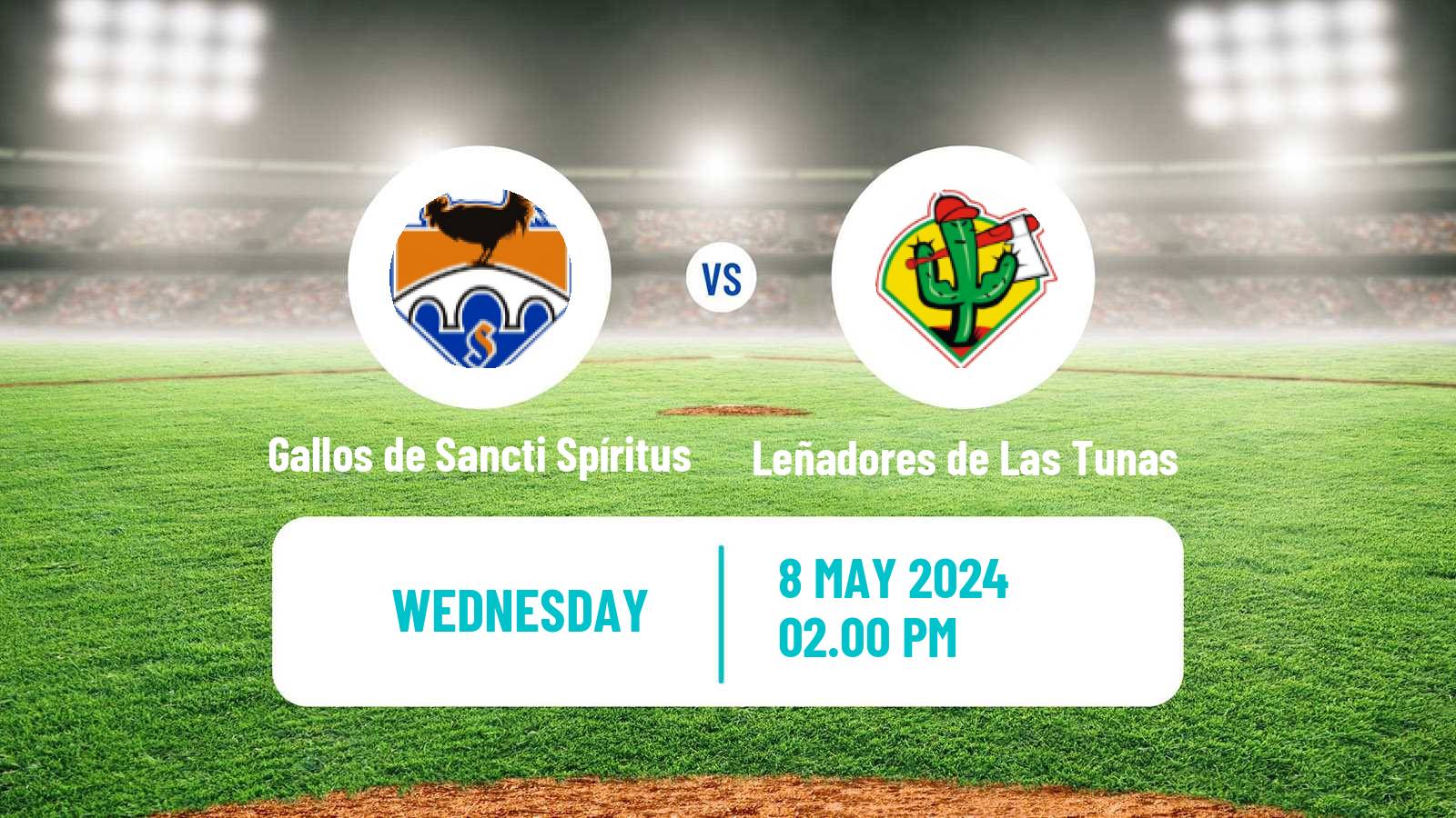 Baseball Cuba Serie Nacional Baseball Gallos de Sancti Spíritus - Leñadores de Las Tunas