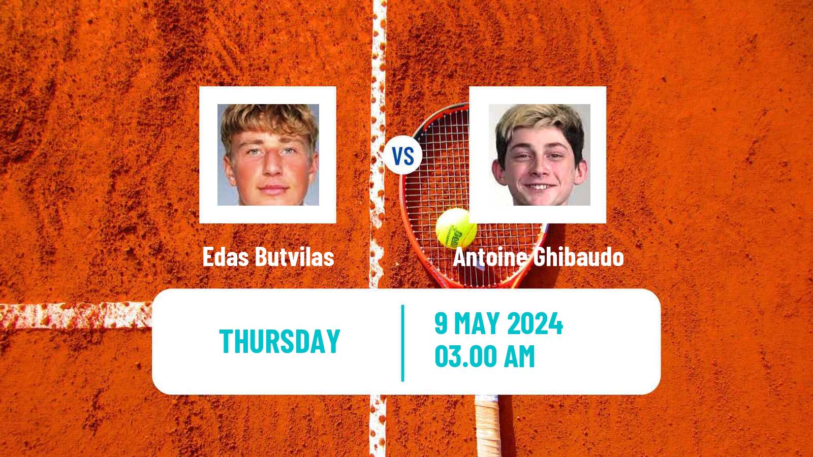 Tennis ITF M25 Kursumlijska Banja Men Edas Butvilas - Antoine Ghibaudo