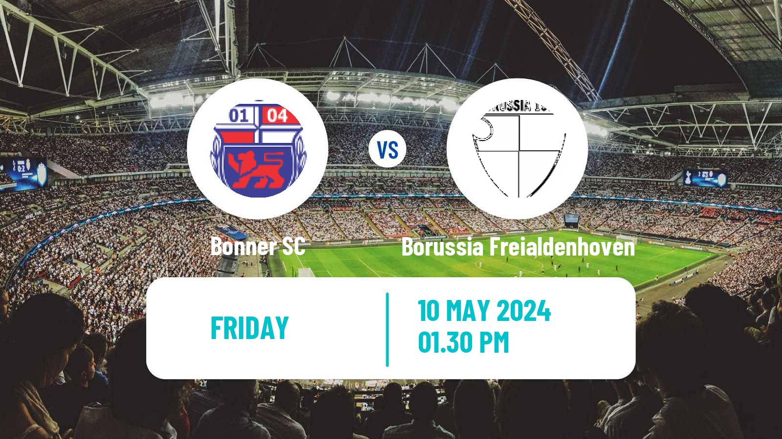 Soccer German Oberliga Mittelrhein Bonner - Borussia Freialdenhoven